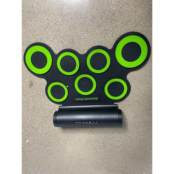 Electronic Drum Sets, Roll Up Drum Practice Pad Kit, 7 Drum Practice Pad Drum - Picture 2 of 3